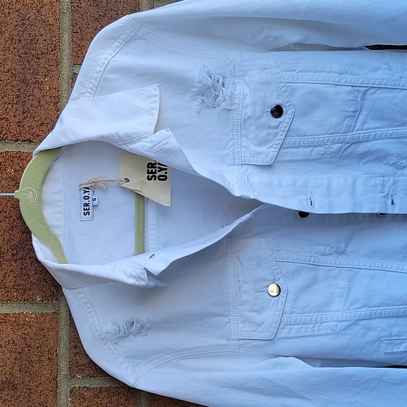 SER.O.YA white denim jacket - Picture 4 of 9